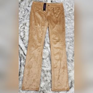 Women's Suzanne Somers velvet pants NWT